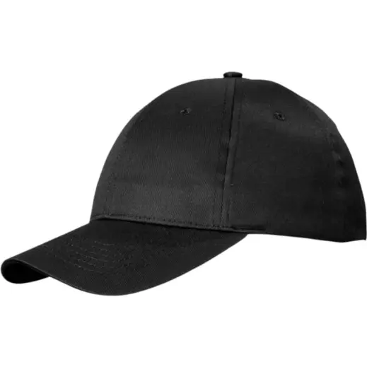 Detroit Cap - 6 Panel Black